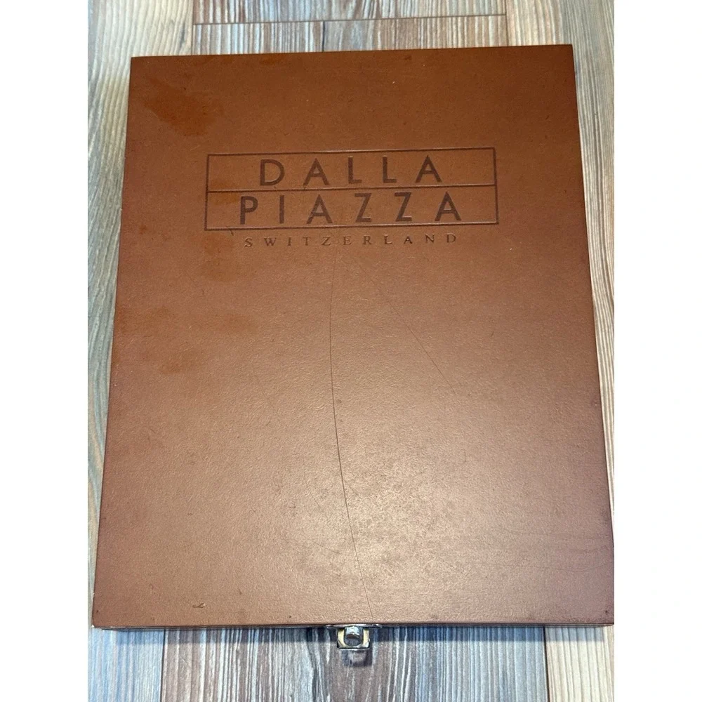 VTG Dalla Piazza Switzerland Cheese Carving Set Porcelain Markers NEW